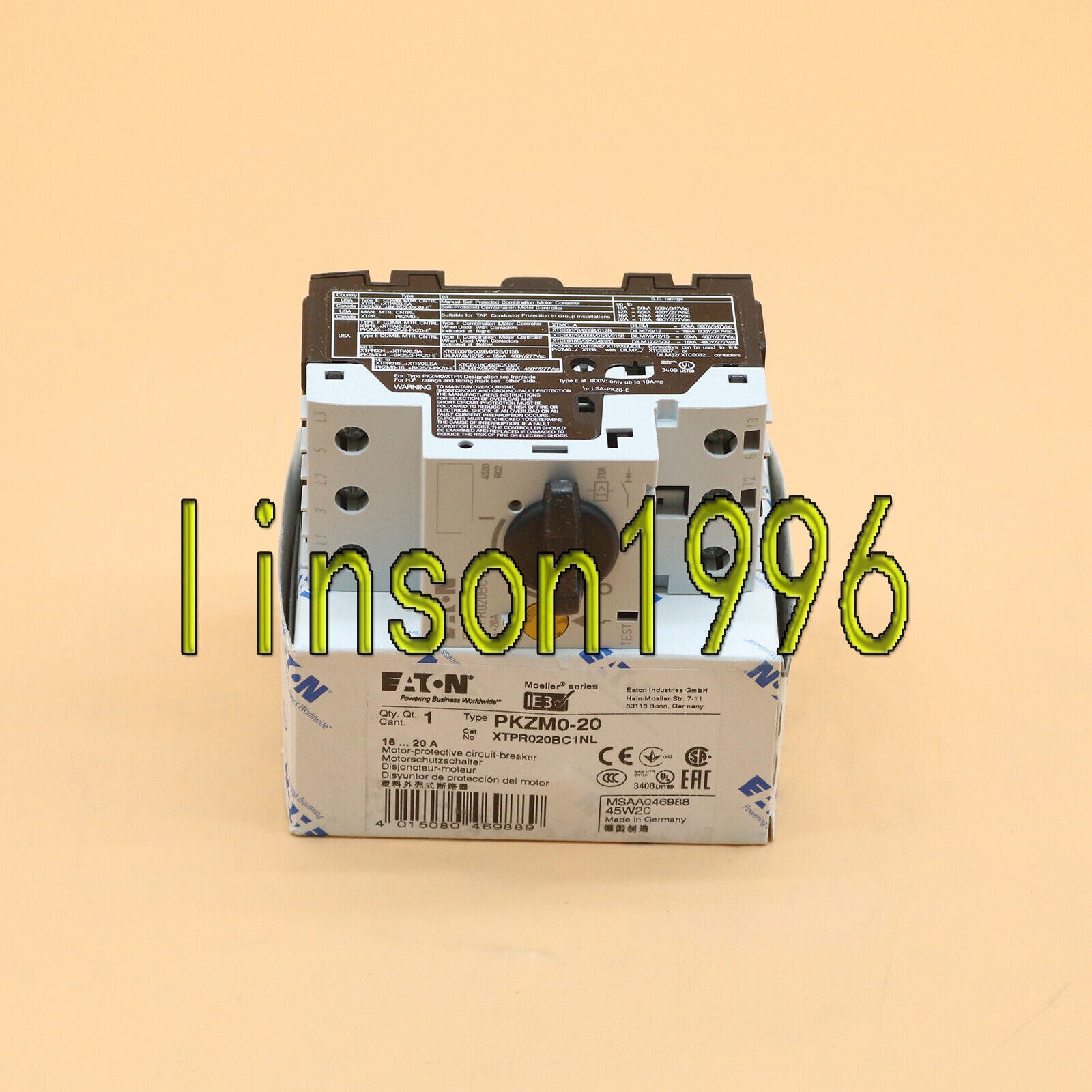 New Eaton Moeller PKZM0-20_ship - EATON MUELLER
