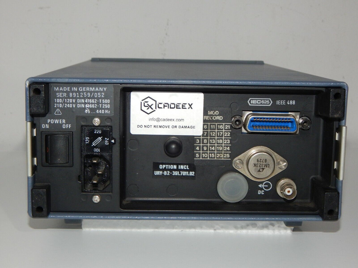 Rohde & Schwarz URY-B2 Millivoltmeter - ROHDE & SCHWARZ