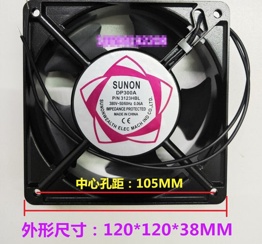 1pcs  SUNON DP300A P / N 3123HBL 380V 0.06A 12038 AC cooling fan