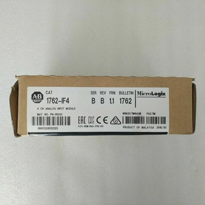 Allen Bradley CH Analog Input Module 1762IF4 | NEW AB 1762IF4 | 1762IF4 Allen Bradley CH Analog Input Module | CH Analog Input Module 1762IF4 | 1762IF4 | 1762IF4 Allen Bradley CH Analog Input Module - ALLEN BRADLEY