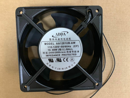 new ADDA AA1281UB-AW AT 12038 AC 110V Axial Cooling Fan