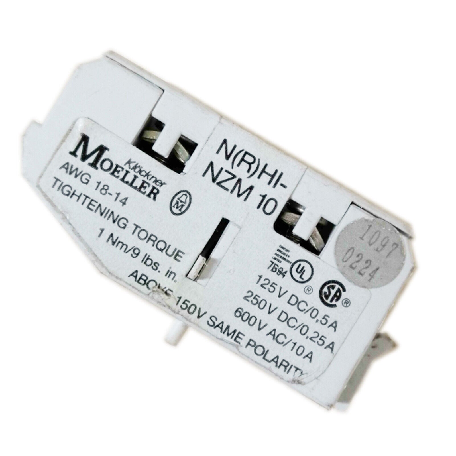 1PCS MOELLER N(R) HI-NZM10 - MOELLER