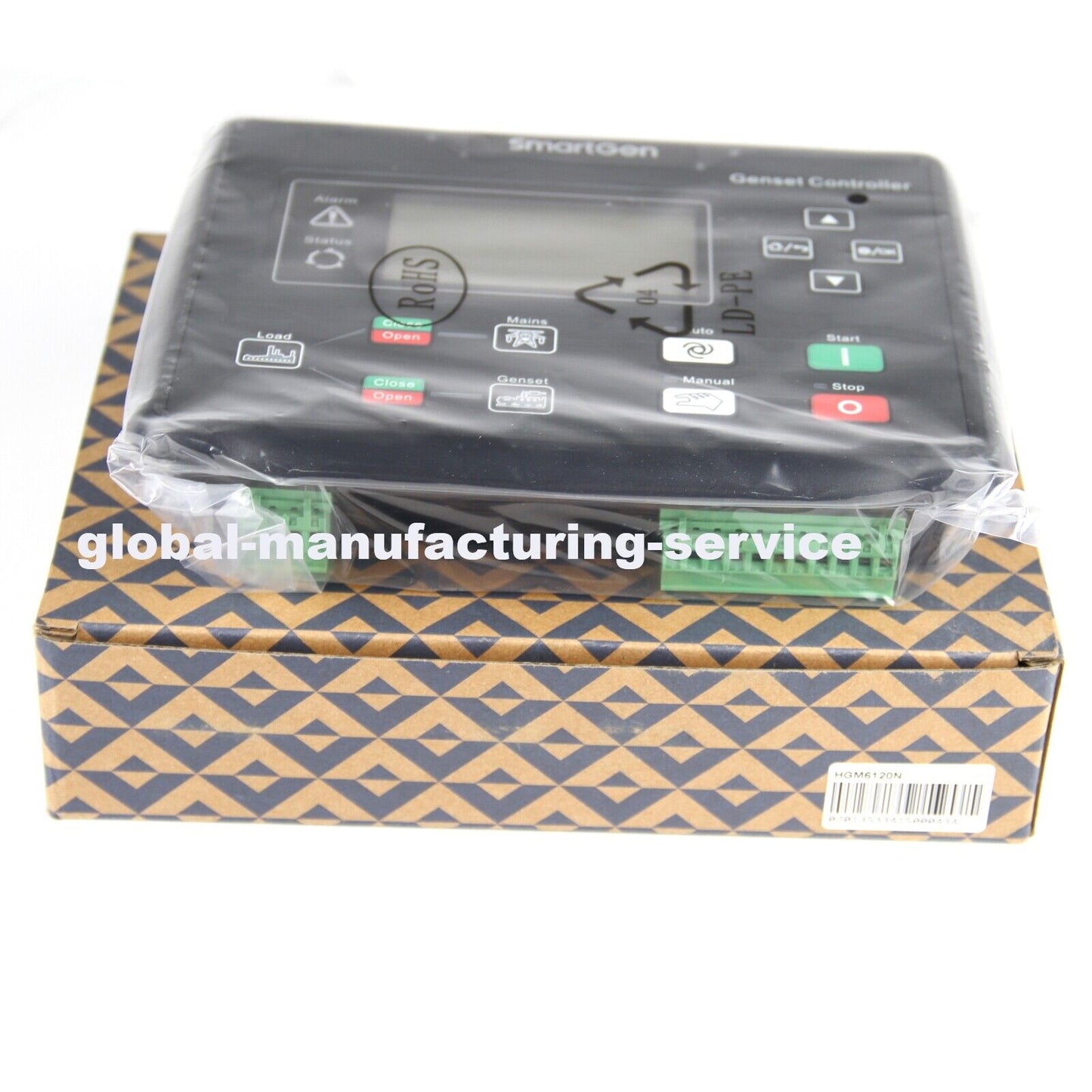 SMARTGEN HGM6120N Automatic Start Generator Controller with 2000VA 60Hz 1200W, Efficient Power Management for Home Backup and Commercial Use - SMARTGEN