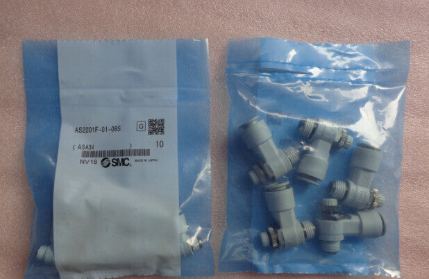 1Bag/10pcs SMC AS2201F-01-08S AS2201F0108S Fittings Free Shipping #SM