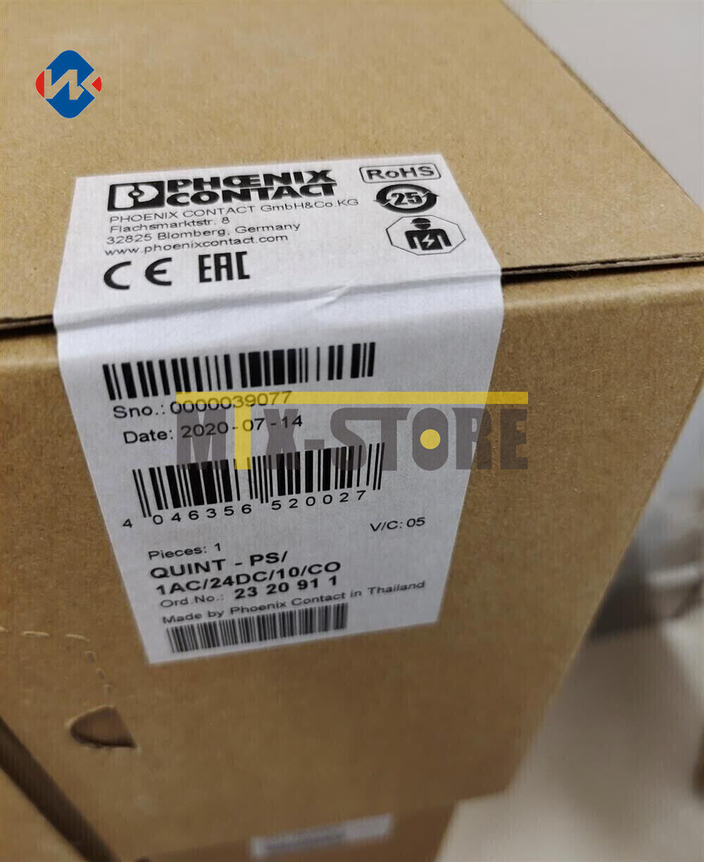 new 1PCS Phoenix Contact QUINT-PS/1AC/24DC/10/CO 2320911 - PHOENIX CONTACT