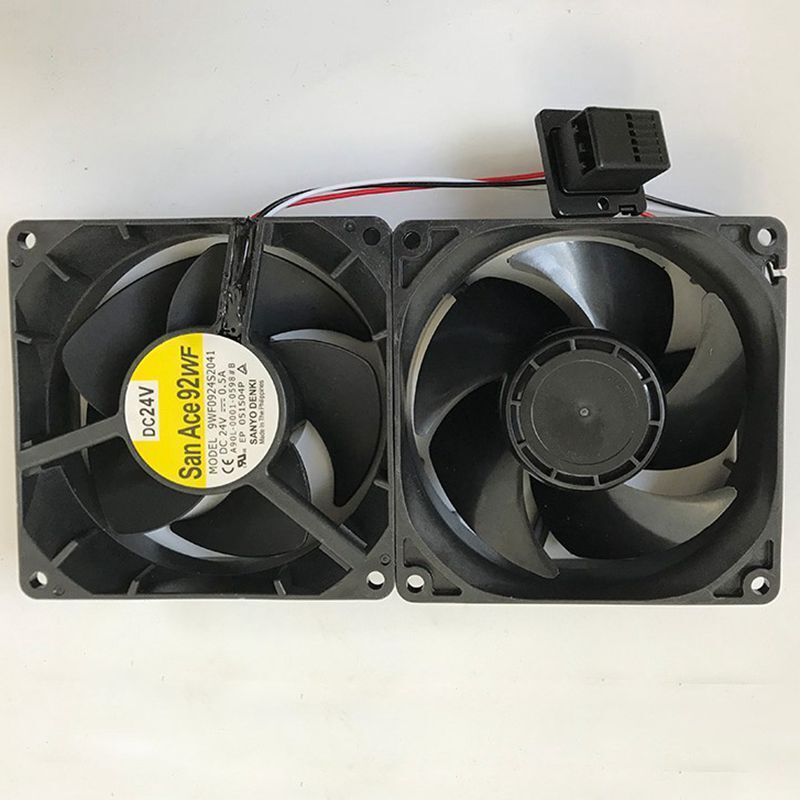 new Sanyo 9WF0924S2041 24V 0.5A 9032 Fanuc Drive Fan A90L-0001-0598#B Equipment Fan - SANYO