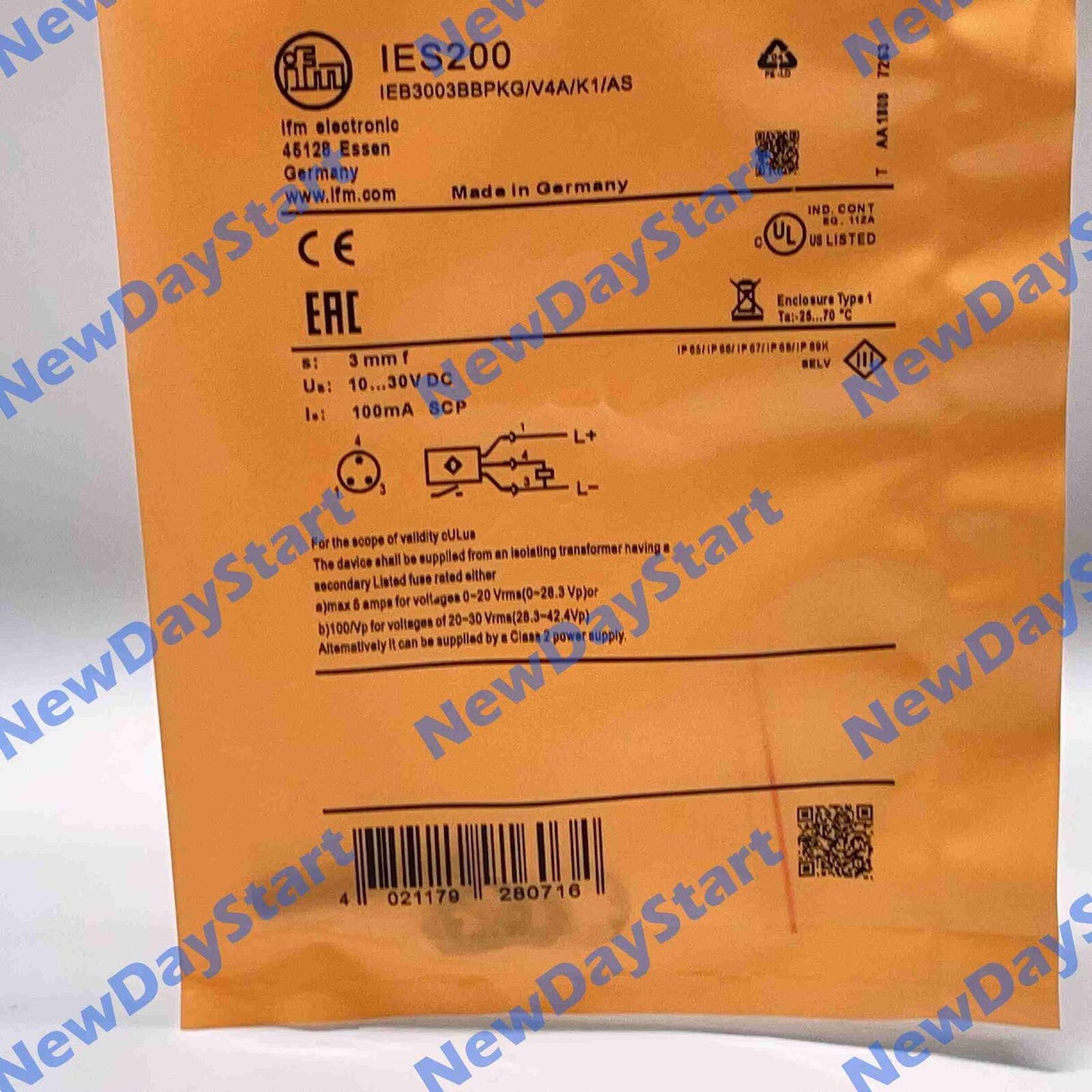 New IES200 Sensor & Proximity Switch - INTERSIL