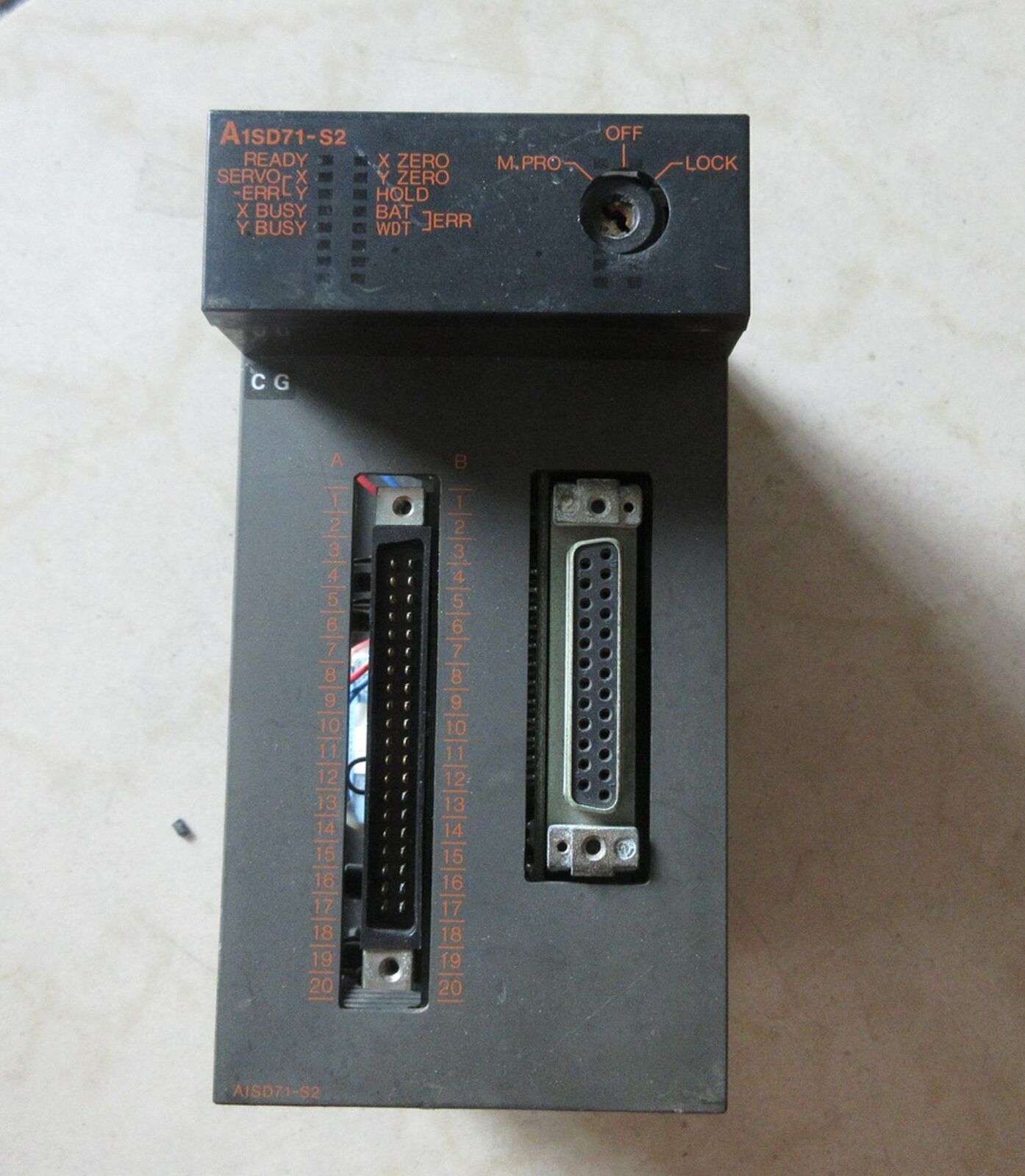 Mitsubishi A1SD71-S2 PLC module used A series Fully tested - MITSUBISHI
