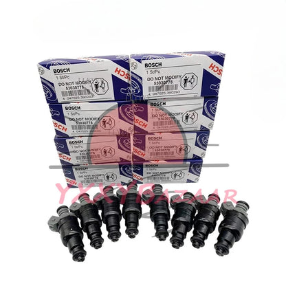 8X Fuel Injectors For 96-99 Dodge Ram 1500 Jeep Wrangler 5.2L 5.9L V8 53030778~