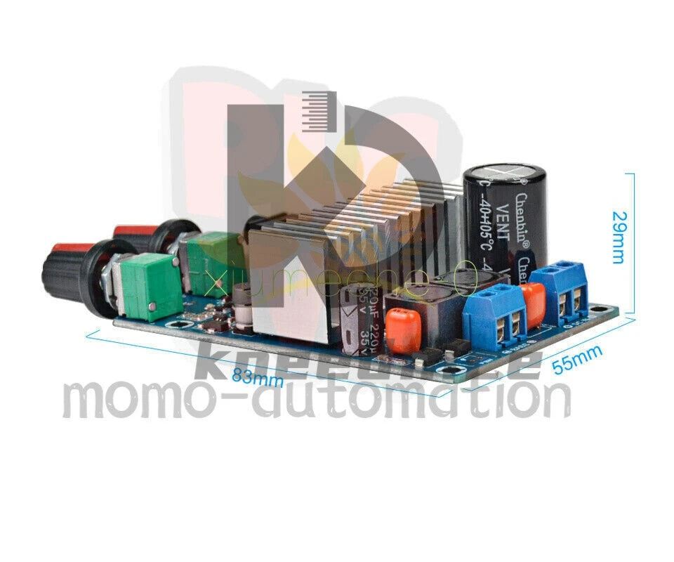 DC12-24V Subwoofer Mono Channel Digital Audio Amplifier Board 100W TPA3116 Bass