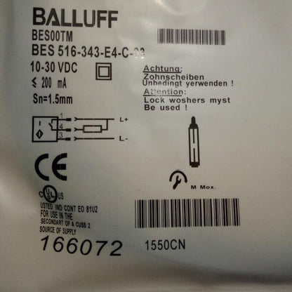 ONE BALLUFF Proximity Switch BES 516-343-E4-C-03 - BALLOFF