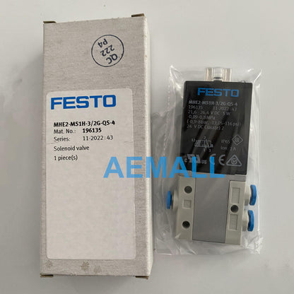 1pcs Festo MHE2-MS1H-3/2G-QS-4 196135 Solenoid Valve