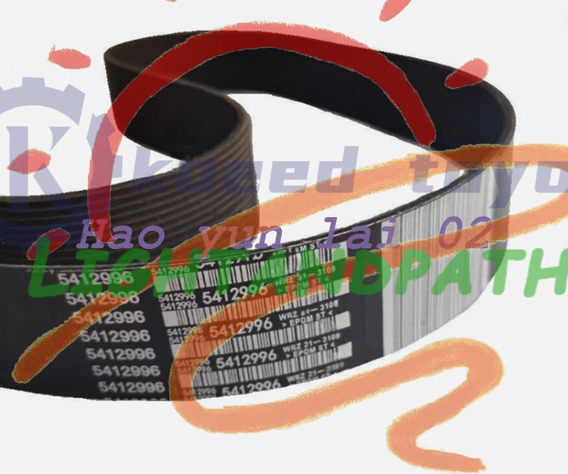 1pc For Cummins k19 Engine Fan Belt 5412996 #Li