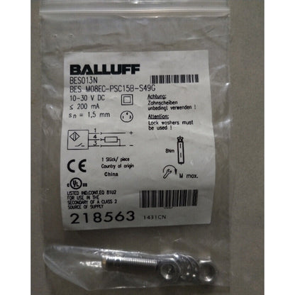 1PC BALLUFF BES M08EC-PSC15B-S49G Proximity Switch SHIPP - BALLOFF