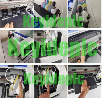 A3+ XP600 DTF Printer With Shaker Dryer Machine and Hot Press Machine #ke
