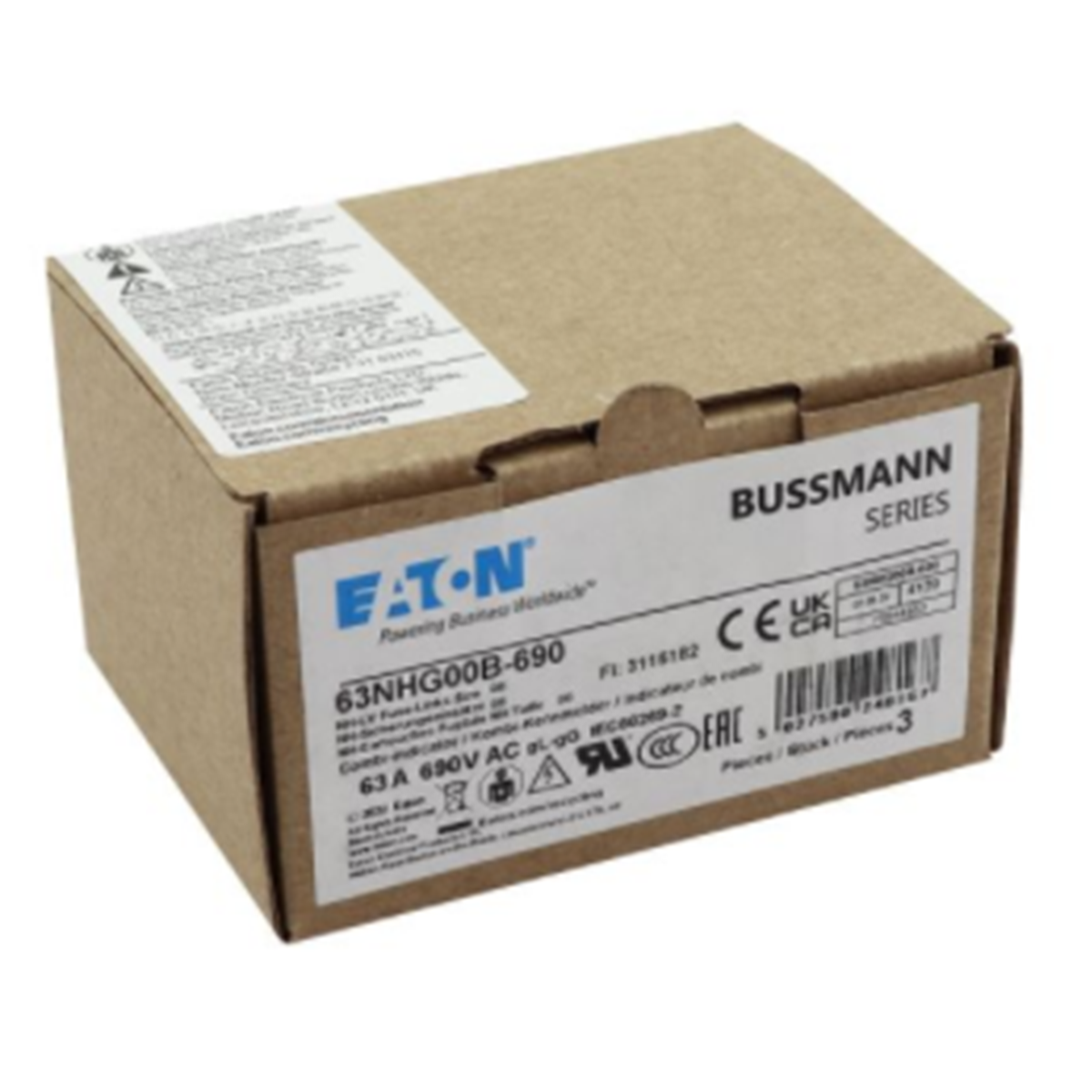 EATON BUSSMANN 63NHG00B-690 Fuse - High-Quality Component - EATON BUSSMANN