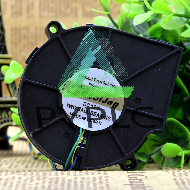EVERFLOW B127515BN 7515 12V 0.80A 4-wire Temperature Control Blower Cooling Fan~