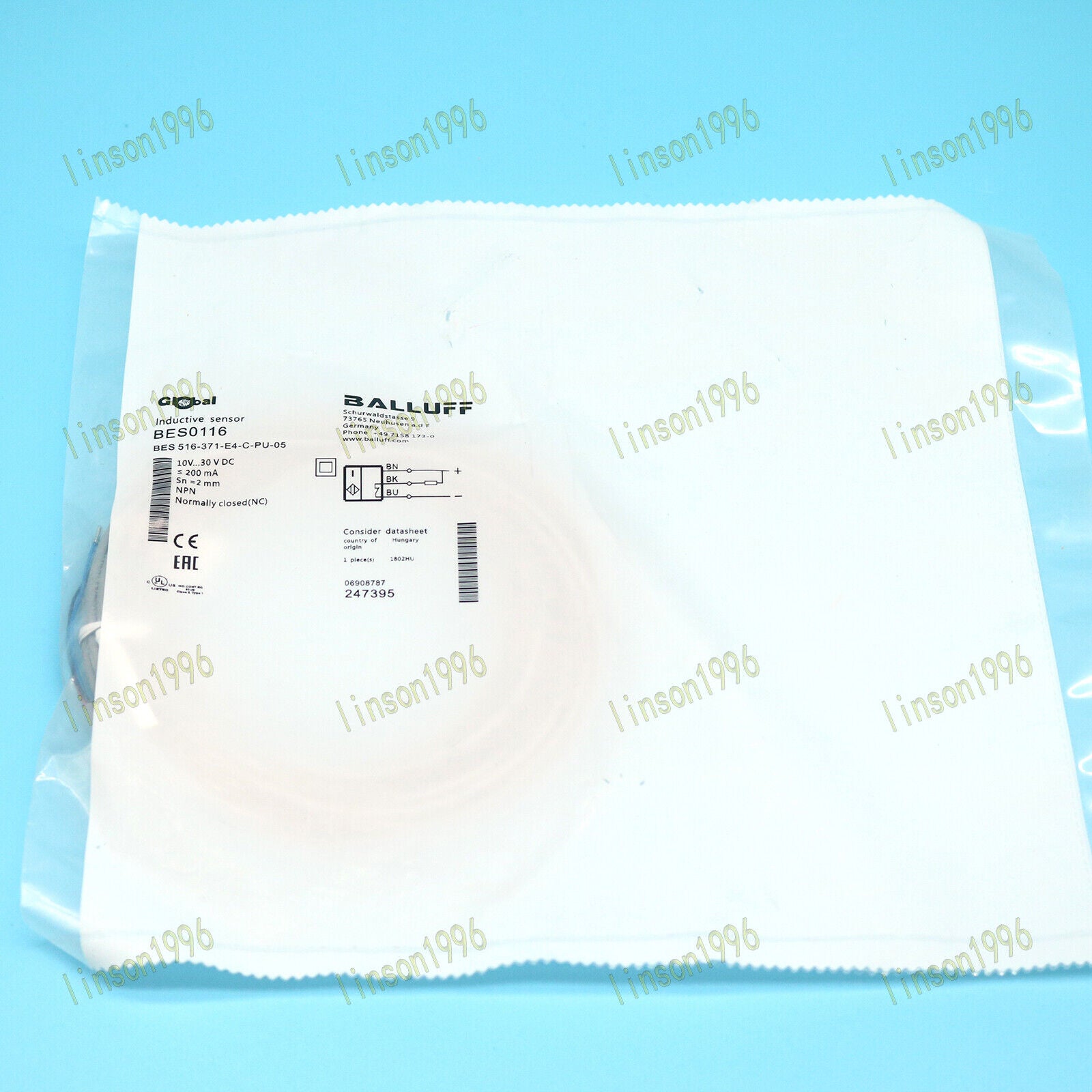 new 1PCS BALLUFF BES 516-371-E4-C-PU-05 Proximity Switch - BALLUFF