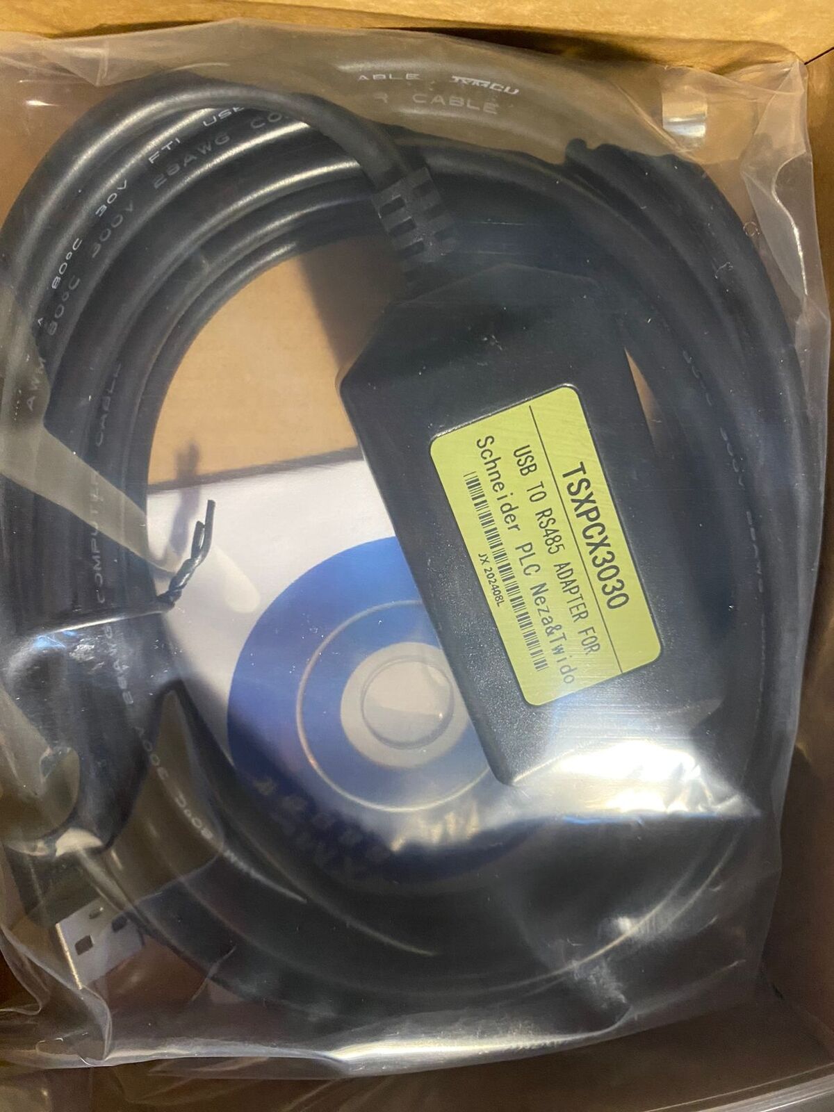 new TSXPCX3030 TSX PCX3030 MODICON COMMUNICATION USB PROGRAMMING CABLE - KOEED