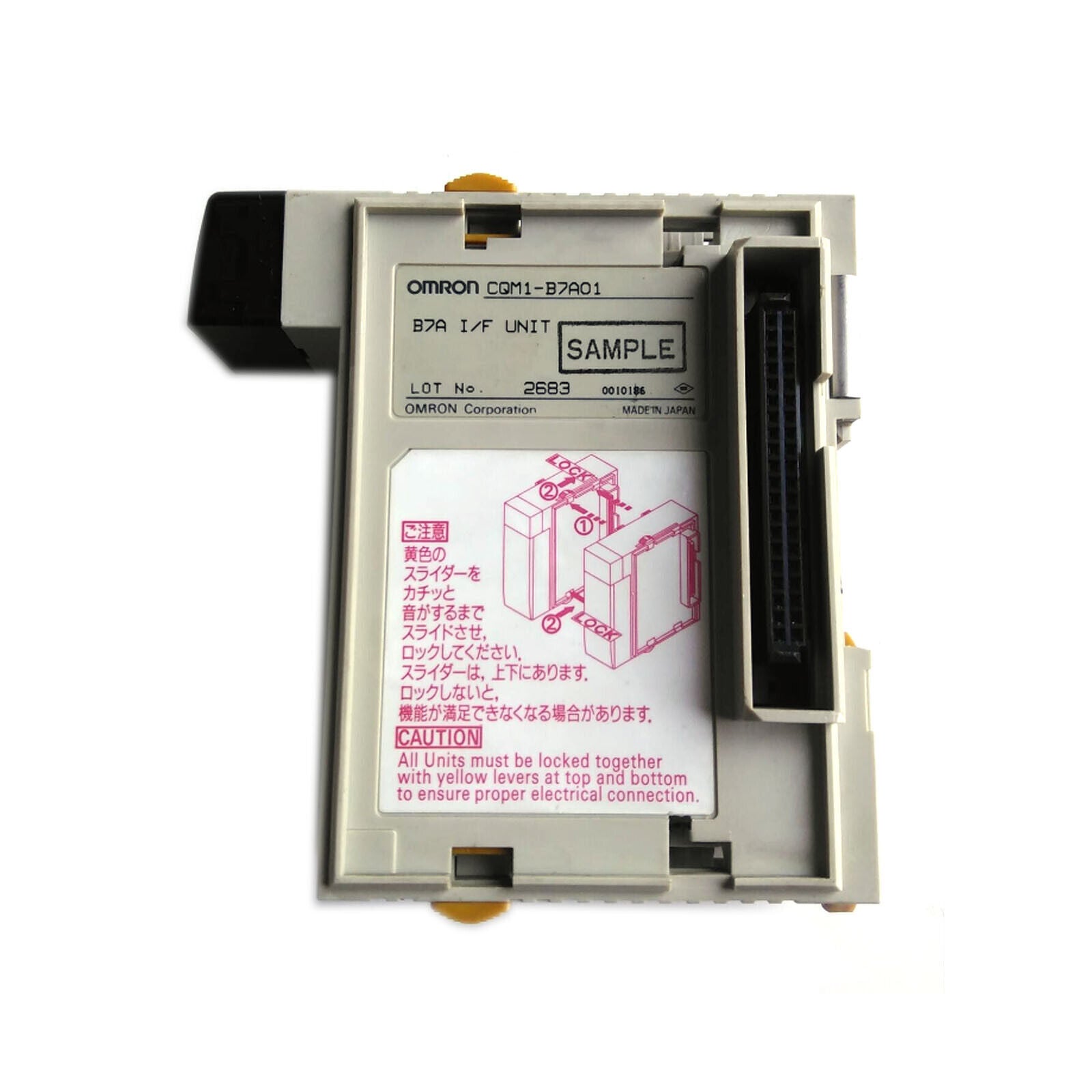 OMRON CQM1-B7A01 | Smart Monitor | 120V AC | programmable | smart connectivity | medical grade | high precision | built-in analytics | IoT ready | industrial application - OMRON