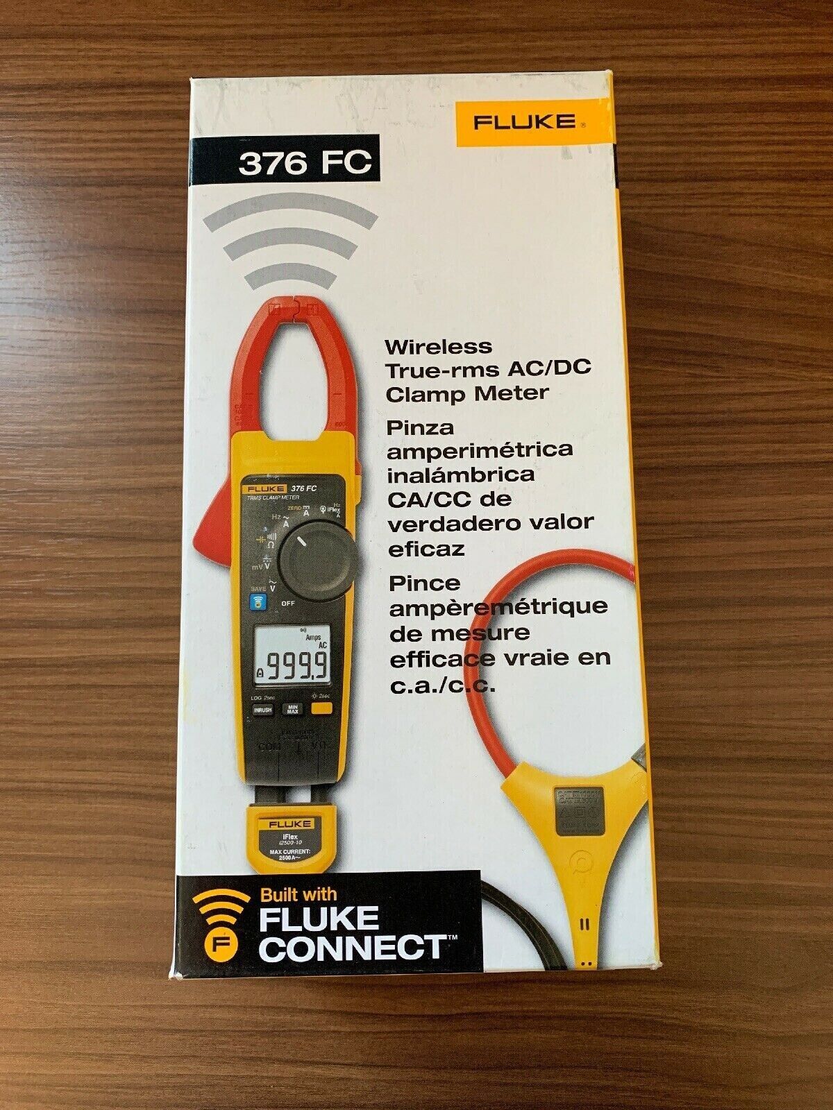 new cxcxFluke 376 FC True-RMS AC/DC Clamp Meter - By - FLUKE