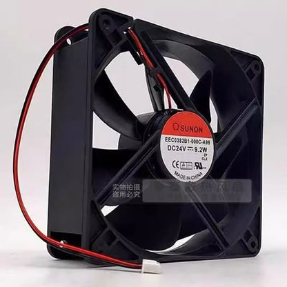 SUNON EEC0382B1-000C-A99 12038 DC24V 9.2W 12CM 2-Pin Silent Cooling Fan