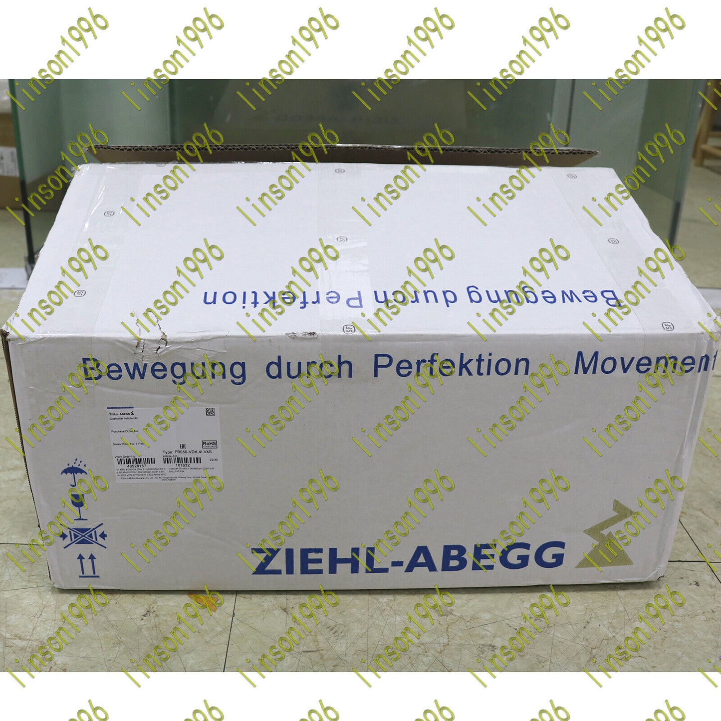 ZIEHL-ABEGG FB050-VDK.4I.V4S Axial Flow Fan - ZIEHL-ABEGG