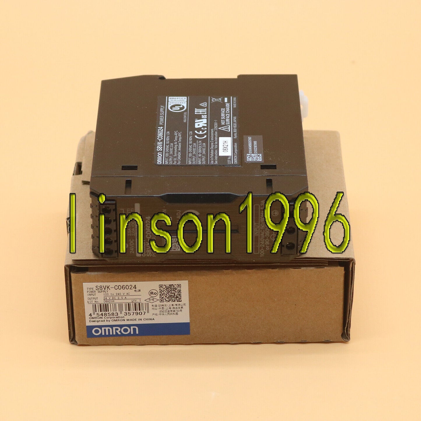 OMRON Switching Power Supply S8VK-C06024 - OMRON