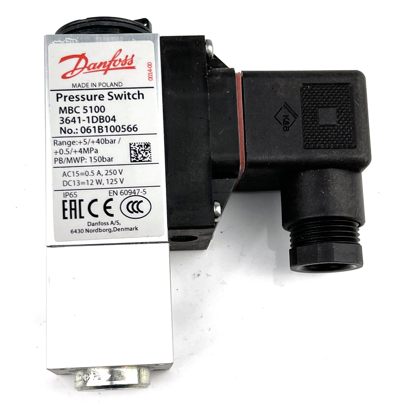 new  DANFOSS MBC5100 3641-1DB04 061B100566 Pressure Switch DANFOSS