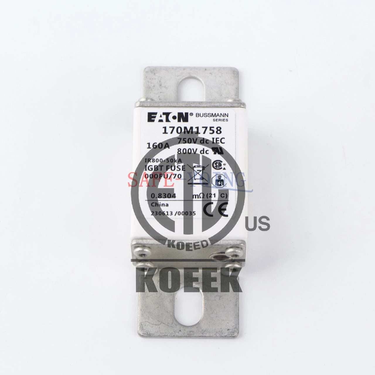 1piece BUSSMANN FUSE 170M1758 750V 160A #Ko