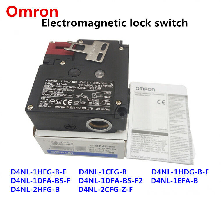 new Omron Electromagnetic Lock Switch D4NL-1HFG/1HDG/1DFA/2EFA/2HFG/2CFG-B-F Z BS-F2