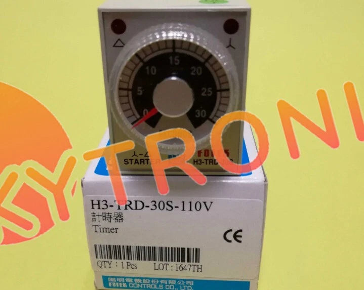1PCS FOTEK H3-TRD-30S-110V Time relay