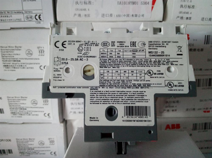 new 1PC ABB MS132-25 20-25A Manual Motor Starter - ABB