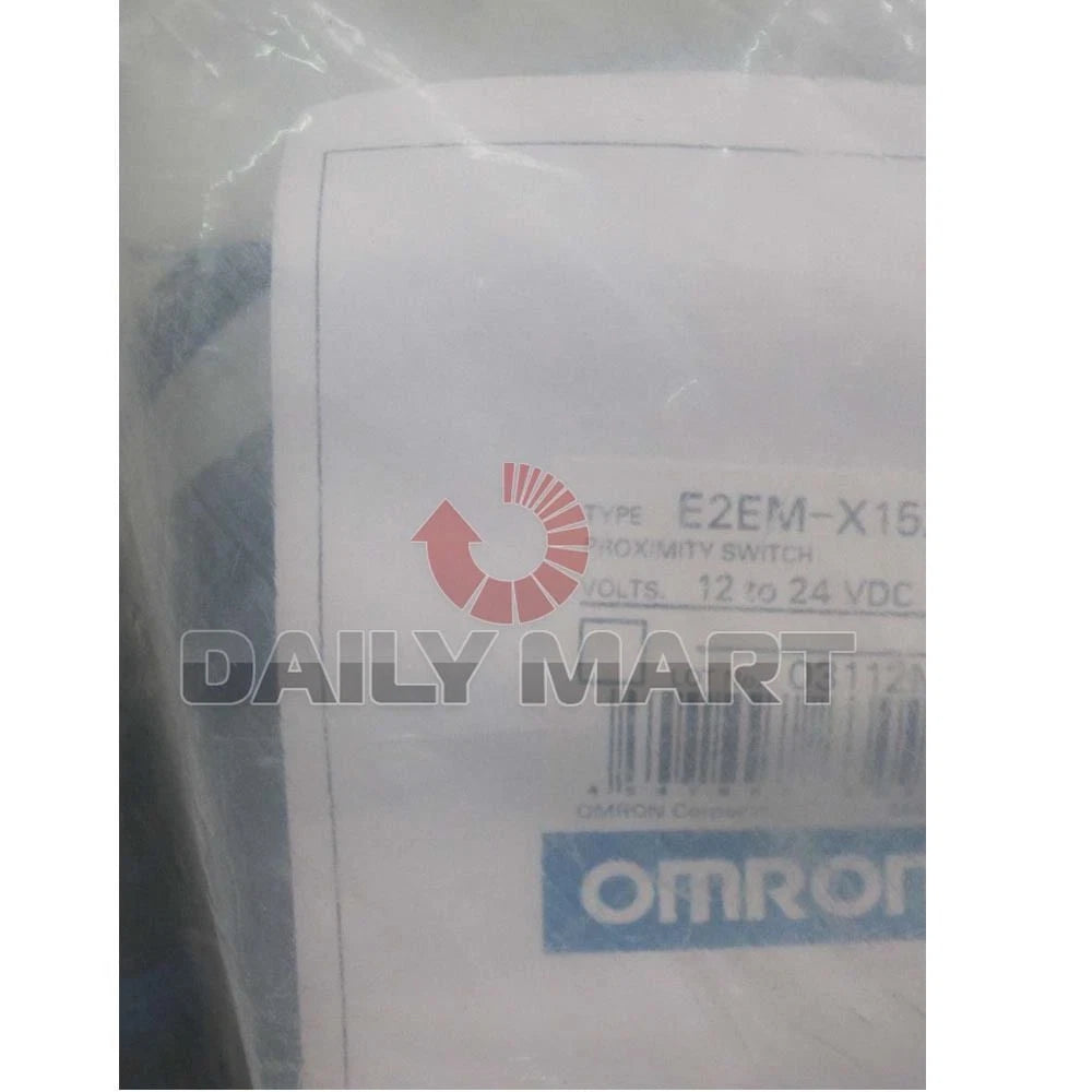 Omron E2EM-X15B1-M1 Inductive Proximity Switch Sensor, PNP NO, 15mm M12