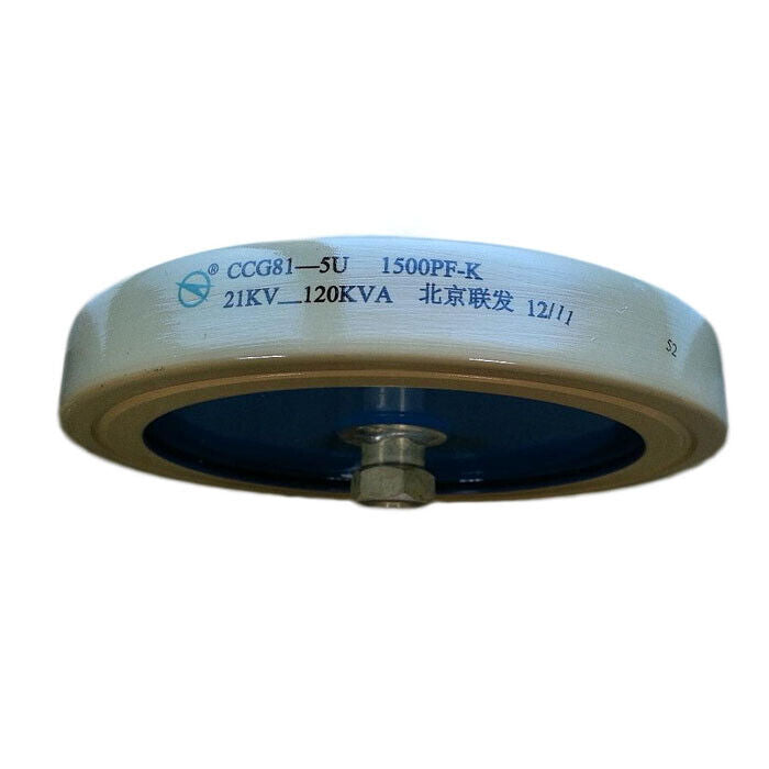 new CCG81-5U 1500PF-K 21KV-120KVA High Frequency High Voltage Ceramic Capacitor - ELECTROCERAM