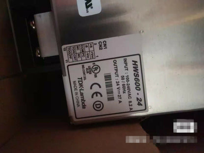 new 1pcs TDK-LAMBDA HWS600-24 24V 27A Switching Power Supply 100-240VAC 8.2A - TDK-LAMBDA