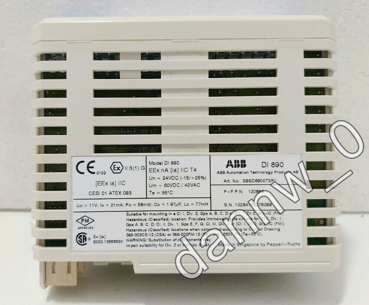ABB DCS Module DI890 3BSC690073R1 - ABB