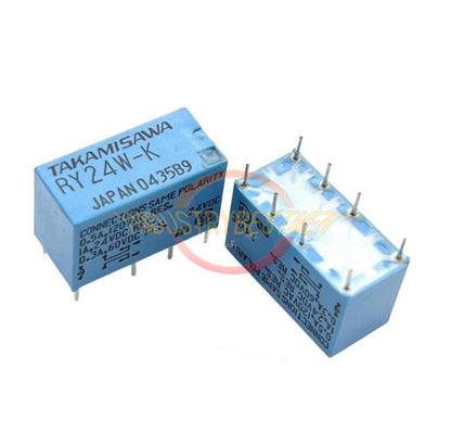New 50pcs TAKAMISAWA Relay 24VDC 8-Pin RY24W-K - TAKAMISAWA