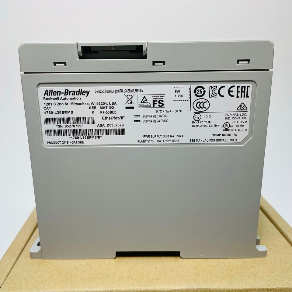 CompactLogix 1769L36ERMS Motion sensor with 3MB storage, factory sealed - COMPACTLOGIX