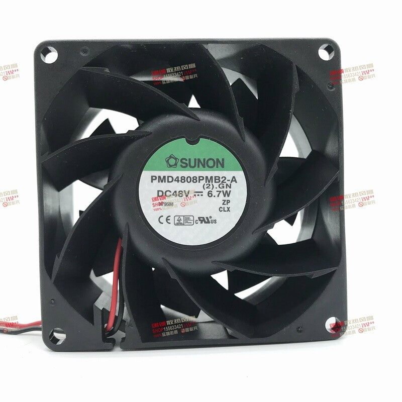 1pcs SUNON PMD4808PMB2-A. (2) .GN 48V 6.7W 8038 High Air Volume Fan