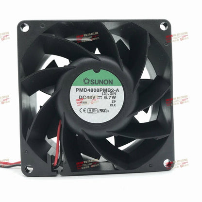 1pcs SUNON PMD4808PMB2-A. (2) .GN 48V 6.7W 8038 High Air Volume Fan