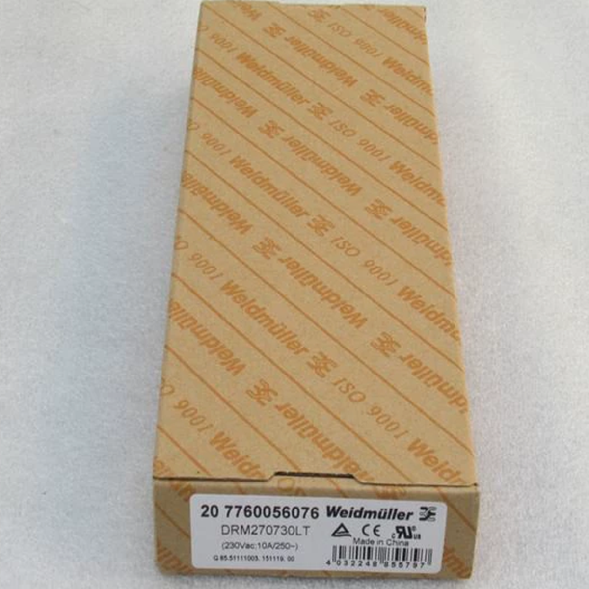 10-PC WEIDMULLER DRM270730LT AC Socket Relay - WEIDMULLER