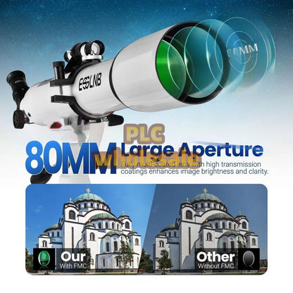 70080 Professional Telescope 210X W/ Star Tracking APP for Beginner Adults Gift