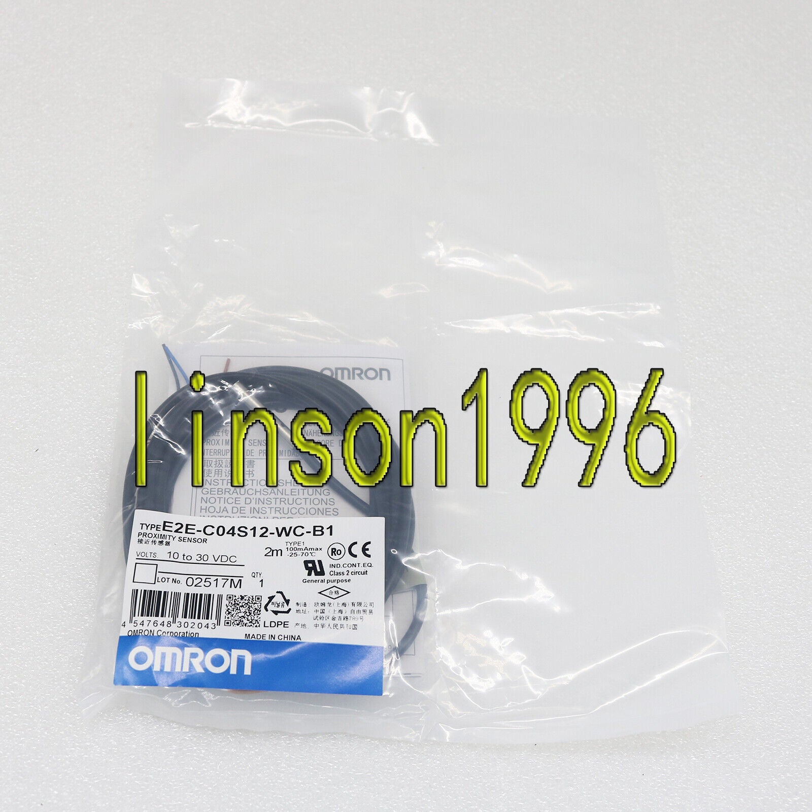 Omron Photoelectric Switch E2E-C04S12-WC-B1 - OMRON