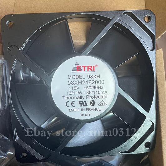 1pcs  ETRI 98XH2182000 115V 120*120*25MM cooling fan