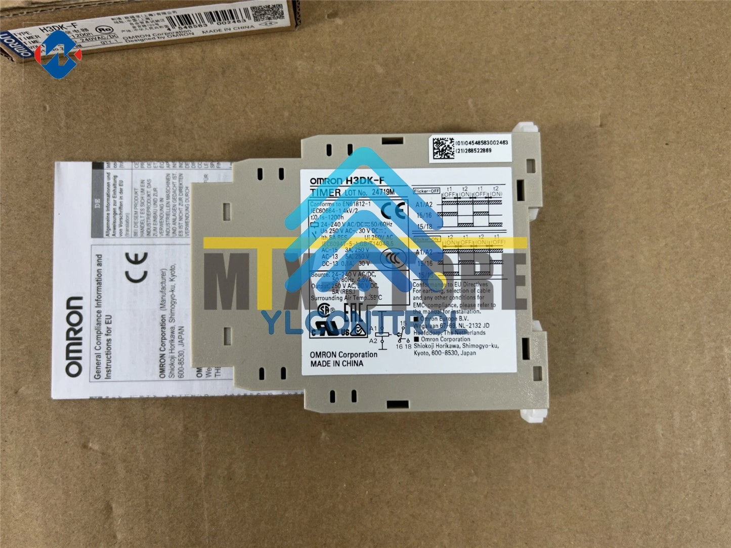 1PCS Omron H3DK-F 24-240AC/DC Timer