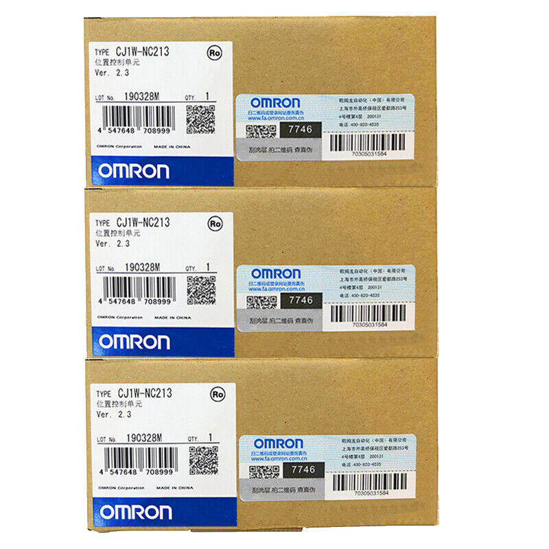 New OMRON CJ1W-NC213 Module Automation Control - OMRON