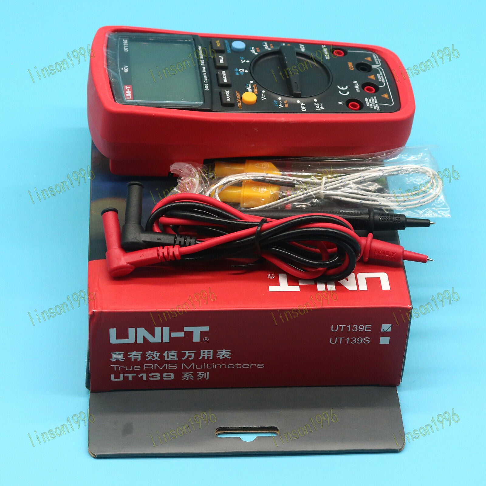 new UNI-T UT139E True RMS digital multimeter LCD DMM LPF LoZ NCV ammeter multitester UNI-T