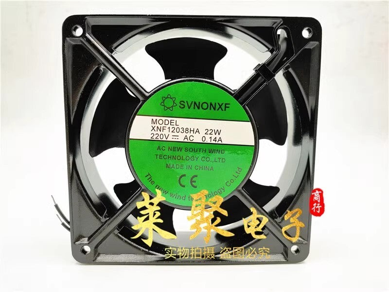 SVNONXF XNF12038HA 12038 AC220V 0.14A 22W Metal Cooling Fan