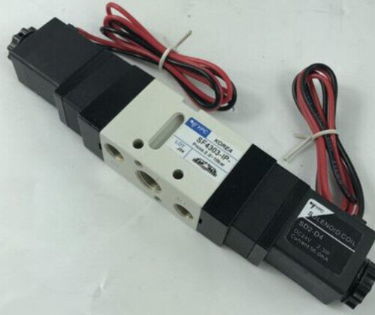 New YPC SF4303 Solenoid Valve DC24V, IP Certified, 1-1/2 In. x 1-3/4 In. BSP Male to Female, 24V DC Operated, 2.5 GPM Flow Rate, 140°F to 680°F Operable, 3000PSI Max Pressure - YPC
